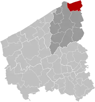 Localisation de Knokke-Heist