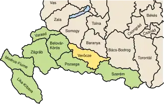 Localisation de Virovitica