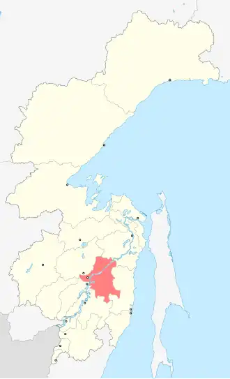 Localisation de Raïon de Komsomolsk