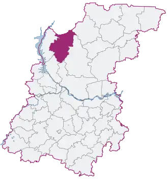 Localisation de Raïon de Kovernino