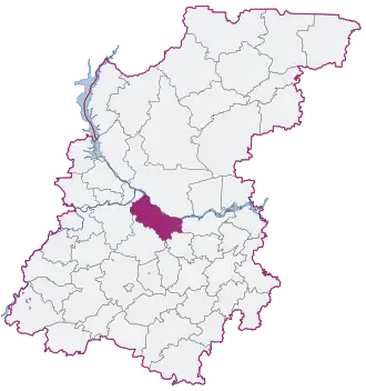 Localisation de Raïon de Kstovo