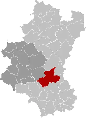 Localisation de Léglise