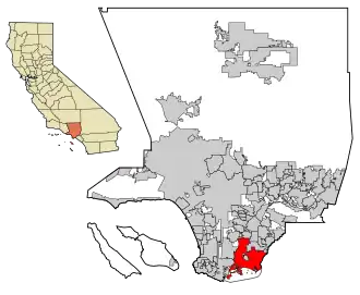 Localisation de Long Beach