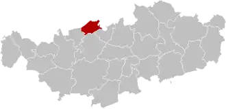 Localisation de La Hulpe