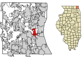 Localisation de Green Oaks