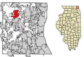 Localisation de Lake Villa