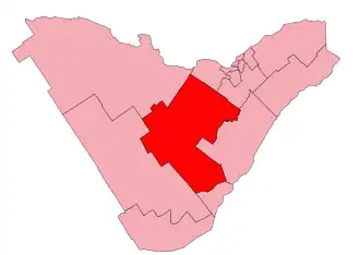 Carte de la circonscription