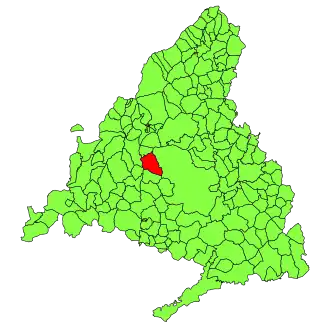 Localisation de Las Rozas de Madrid