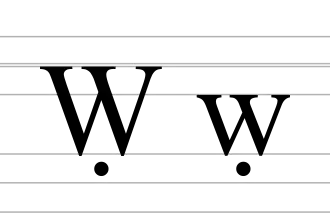 Image illustrative de l’article Ẉ