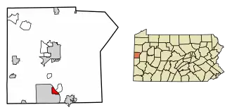 Localisation de Wampum