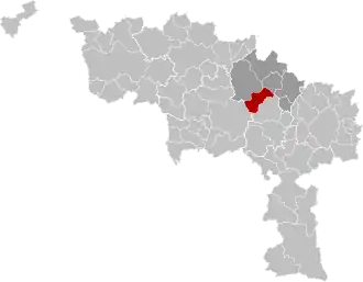 Localisation de Le Rœulx