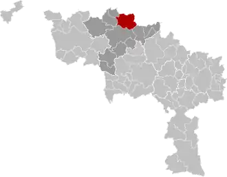 Localisation de Lessines