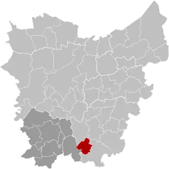 Localisation de Lierde