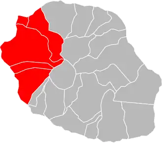 Localisation de Territoire de la Côte Ouest