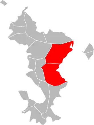 Localisation de Communauté d'agglomération de Dembeni-Mamoudzou