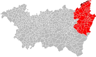 Localisation de Communauté d'agglomération de Saint-Dié-des-Vosges