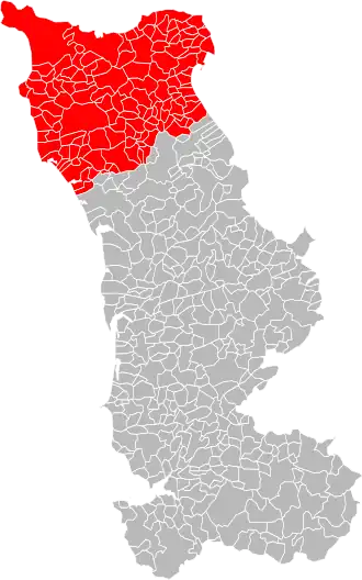 Localisation de Communauté d'agglomération du Cotentin