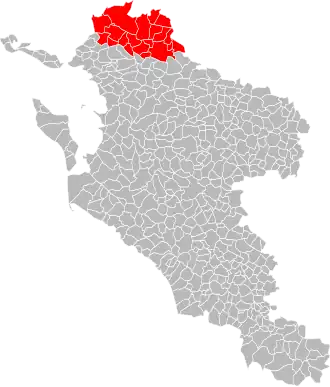 Localisation de Communauté de communes Aunis Atlantique