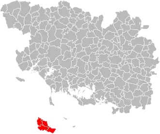 Localisation de Communauté de communes de Belle-Île-en-Mer