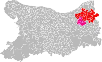 Localisation de Communauté de communes Terre d'Auge