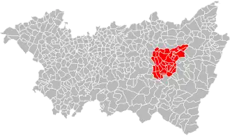 Localisation de Communauté de communes Bruyères - Vallons des Vosges