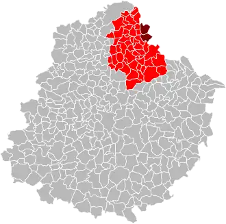 Localisation de Communauté de communes Maine Saosnois