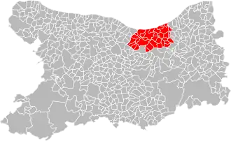 Localisation de Communauté de communes Normandie-Cabourg-Pays d'Auge