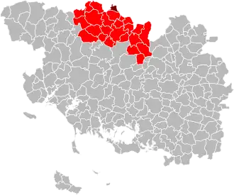 Localisation de Pontivy Communauté