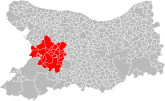 Localisation de Communauté de communes Pré-Bocage Intercom