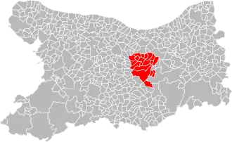 Localisation de Communauté de communes Val ès dunes