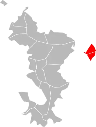 Géolocalisation sur la carte de Mayotte.