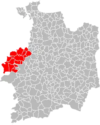 Localisation de Communauté de communes Saint-Méen Montauban