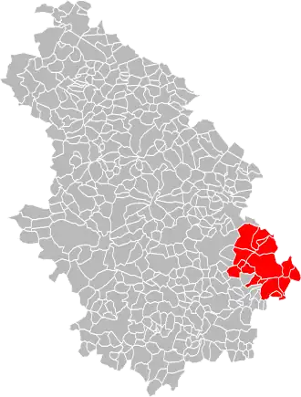 Localisation de Communauté de communes de la région de Bourbonne-les-Bains