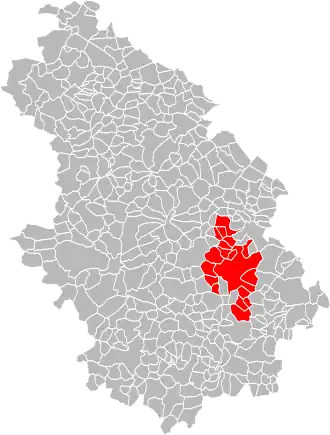 Localisation de Communauté de communes du Bassigny
