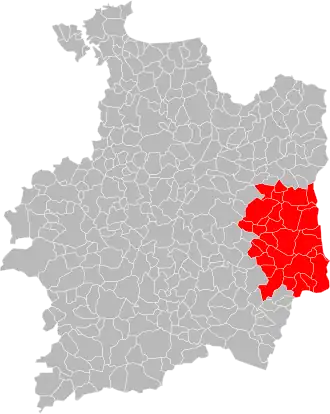 Localisation de Communauté de communes du Bocage vitréen