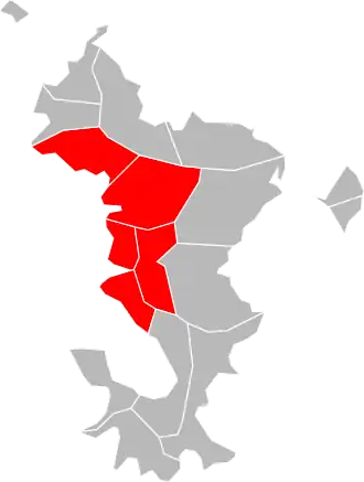 Localisation de Communauté de communes du Centre-Ouest