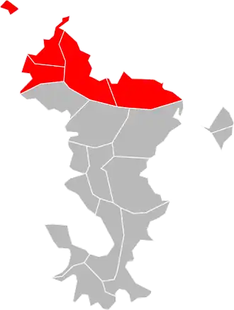 Localisation de Communauté d'agglomération du Grand Nord de Mayotte