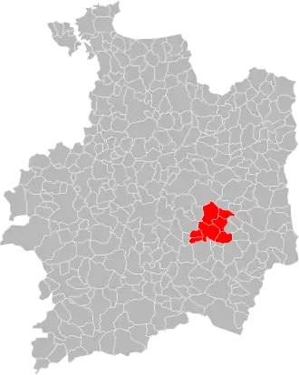 Localisation de Communauté de communes du Pays de Châteaubourg