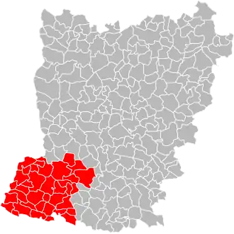 Localisation de Communauté de communes du Pays de Craon