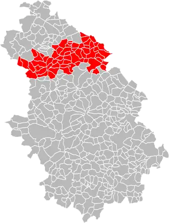 Localisation de Communauté de communes du Bassin de Joinville en Champagne