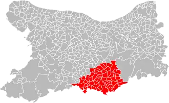 Localisation de Communauté de communes du Pays de Falaise