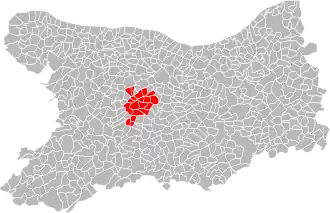 Localisation de Communauté de communes Évrecy-Orne-Odon