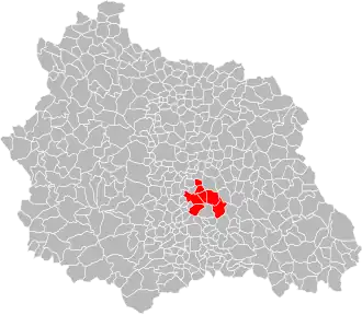 Localisation de Allier Comté Communauté