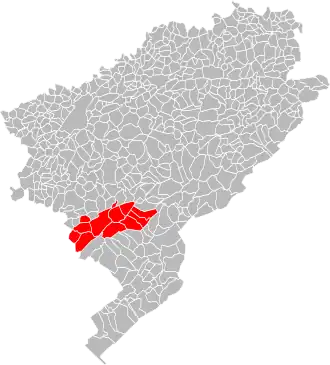 Localisation de Communauté de communes Altitude 800