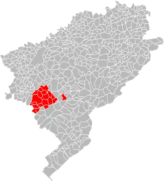Localisation de Communauté de communes Amancey-Loue-Lison