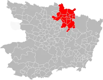 Localisation de Communauté de communes Anjou Loir et Sarthe