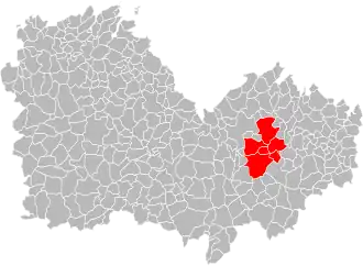 Localisation de Communauté de communes Arguenon - Hunaudaye