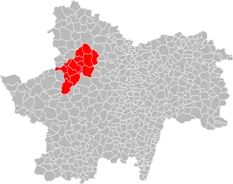 Localisation de Communauté de communes Arroux Mesvrin