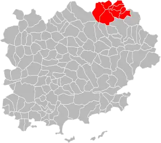Localisation de Communauté de communes Artuby Verdon