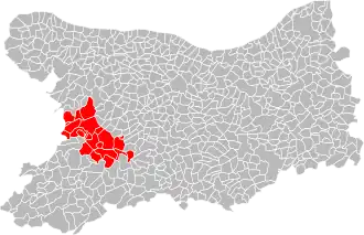 Localisation de Communauté de communes Aunay-Caumont-Intercom